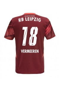 RB Leipzig Arthur Vermeeren #18 Voetbaltruitje Uit tenue 2024-25 Korte Mouw